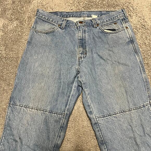 Draggin Jeans Mens 36x30 Denim Kevlar Lined Motorcycle Biker Vintage Made in USA - Picture 2 of 11